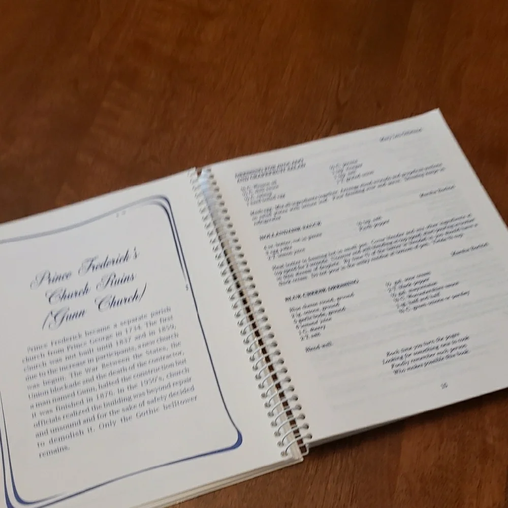 (2)Spiral-Bound Recipe Books - Coastal Cuisine & Blessed Isle (Set Of 2)